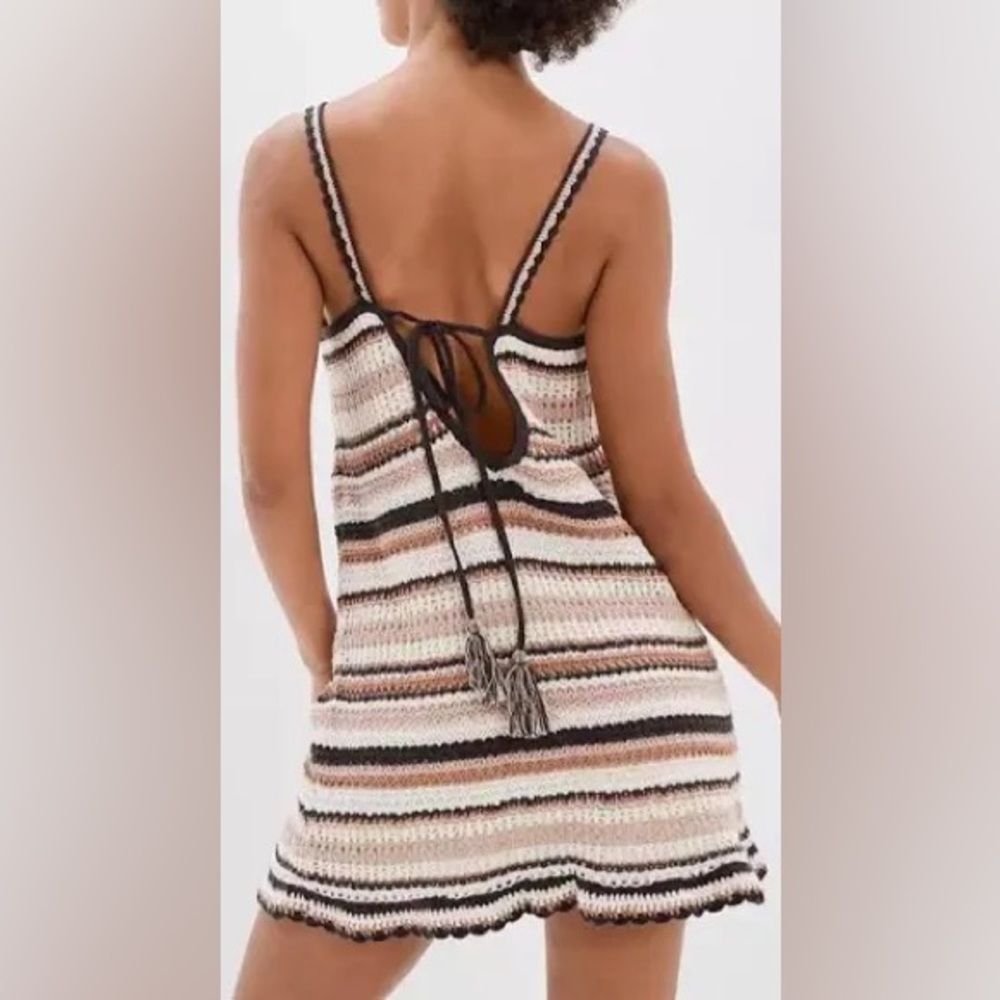 NWT AEO Crochet 100% Cotton mini Dress. Size Large